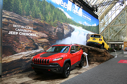 Part of Jeep exhibit 2017